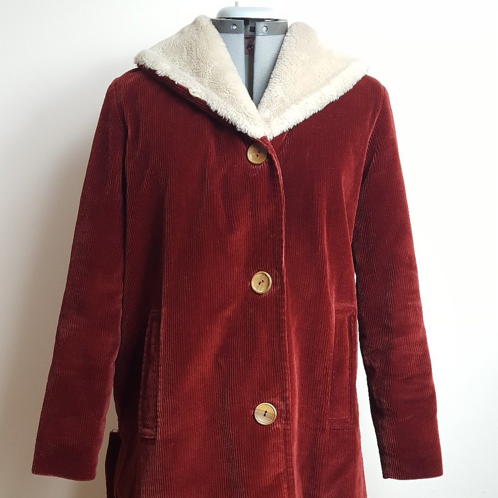 Vintage Weatherbee Auto Coat Small in Dark Copper Autumnal Tone